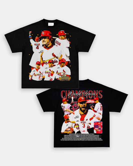 2011 WORLD SERIES CHAMPS - CARDINALS TEE - [DS]