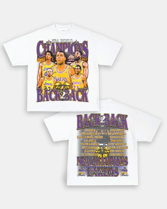87 & 88 NBA CHAMPS TEE - [DS]
