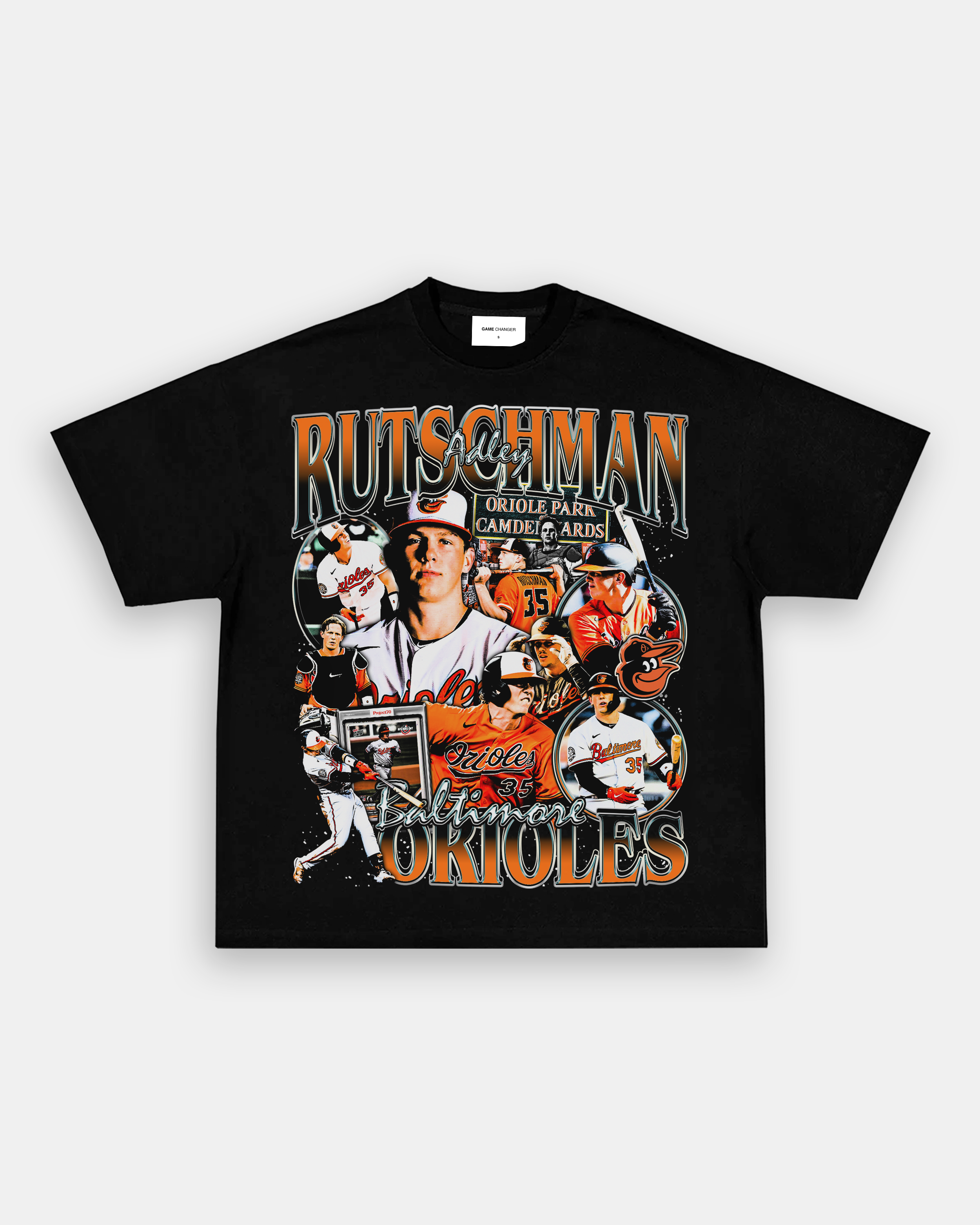 Adley Rutschman Name & Number T-Shirt - Orange - Tshirtsedge