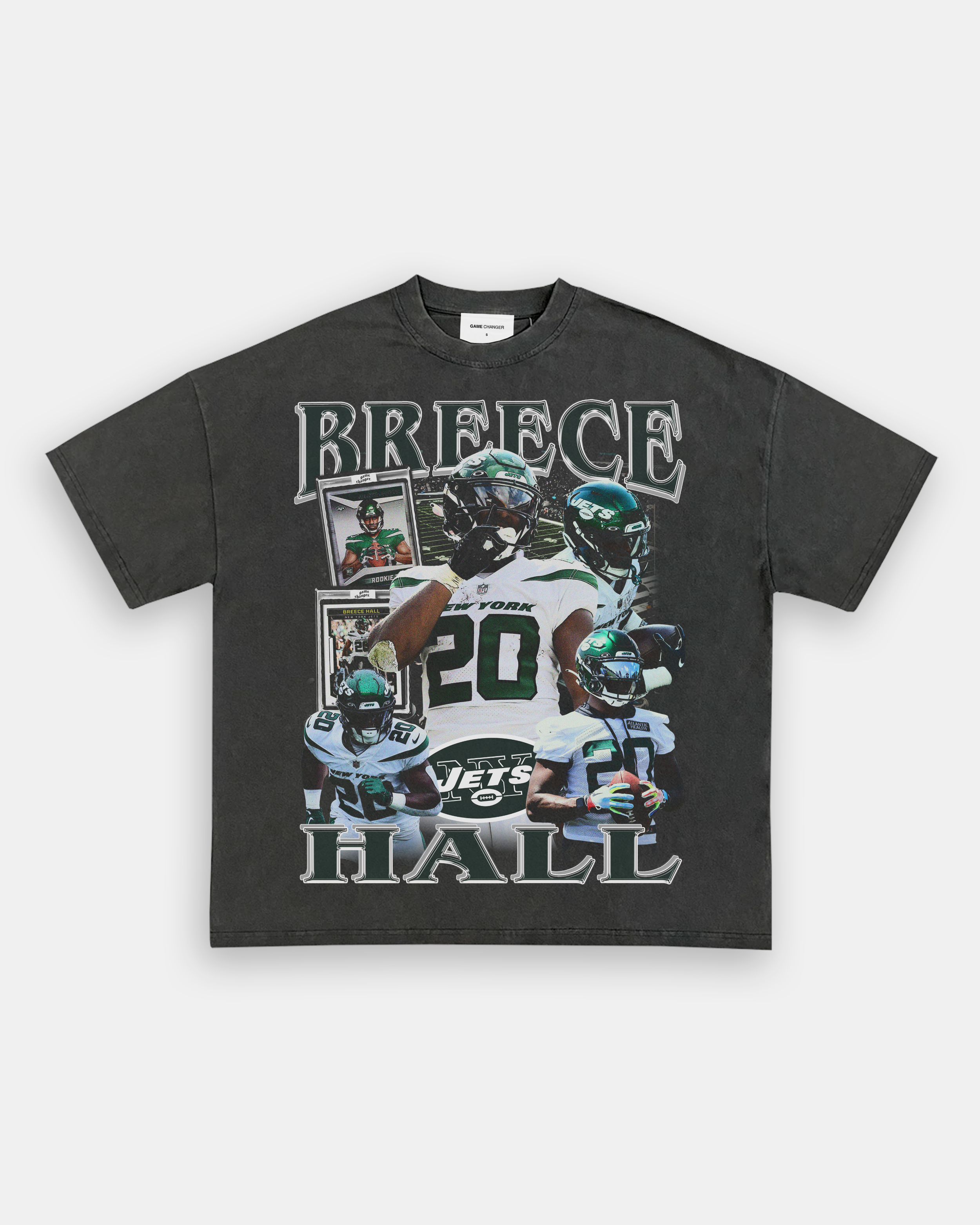 Breece Hall New York Jets Jersey 2023 retro throwback – Classic