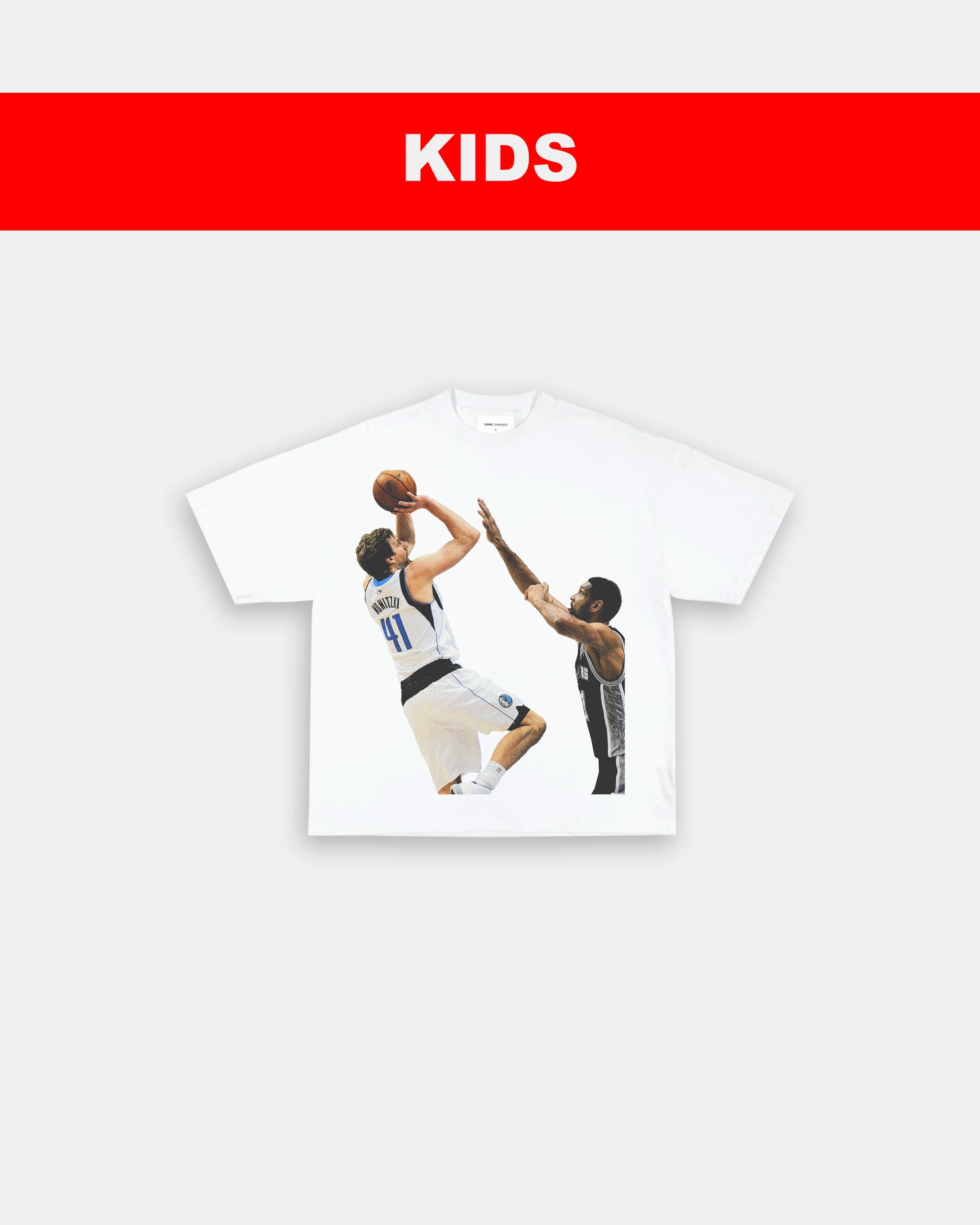 DIRK FADEAWAY - KIDS TEE
