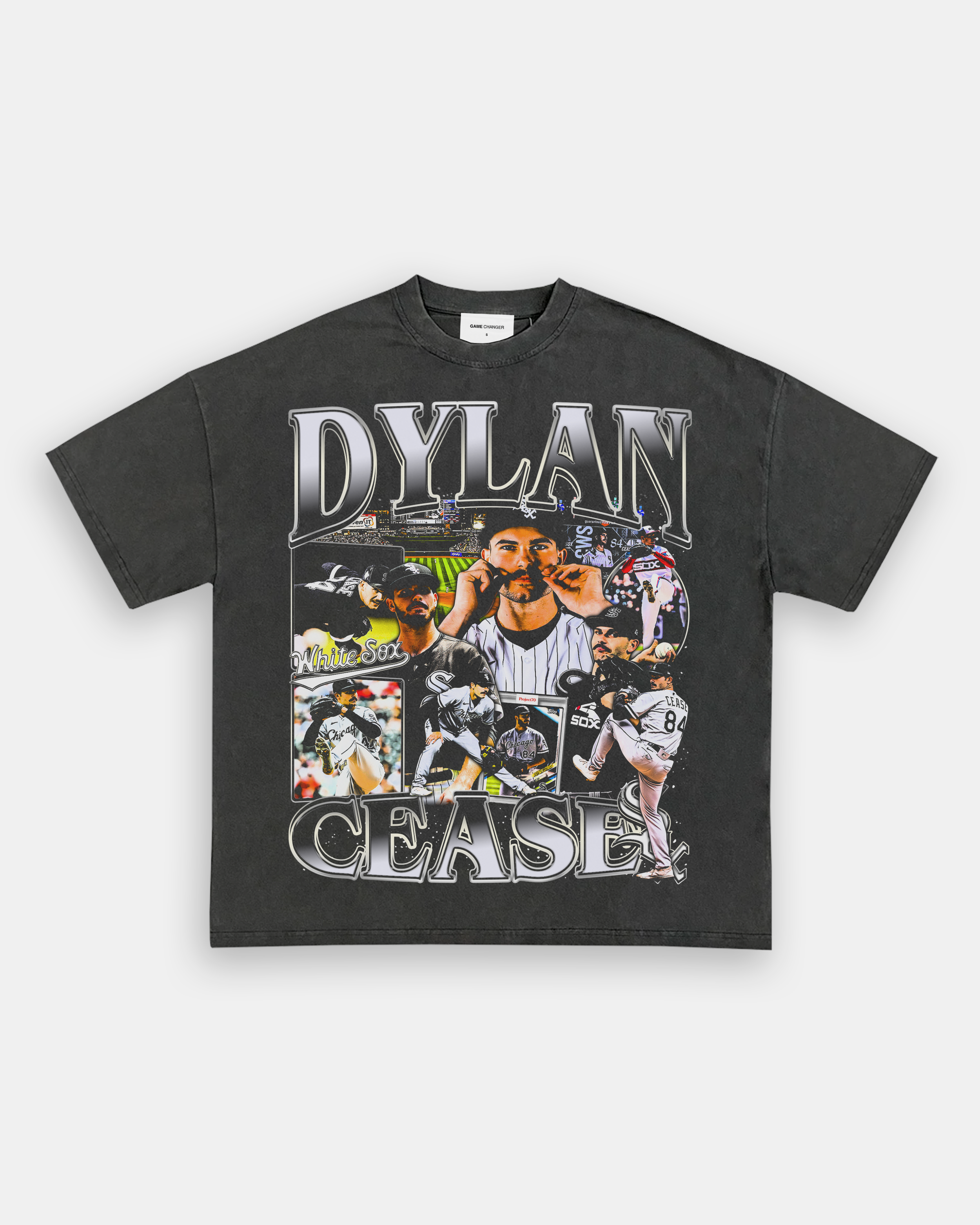 Dylan Cease White T-Shirt Print #1231663 Online