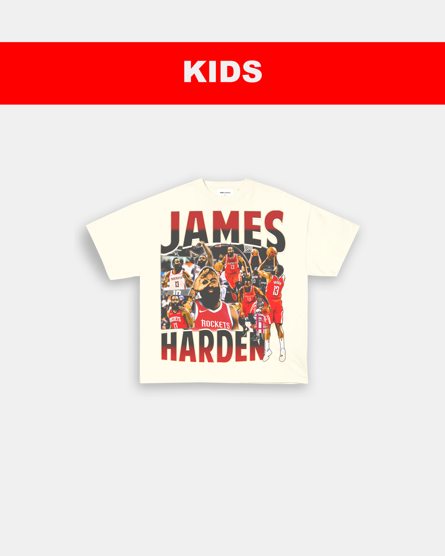 JAMES HARDEN - ROCKETS - KIDS TEE