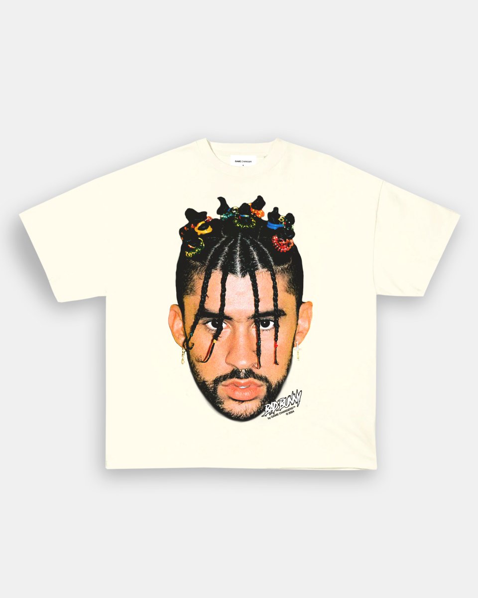 BIG FACE BAD BUNNY TEE - GAME CHANGERS