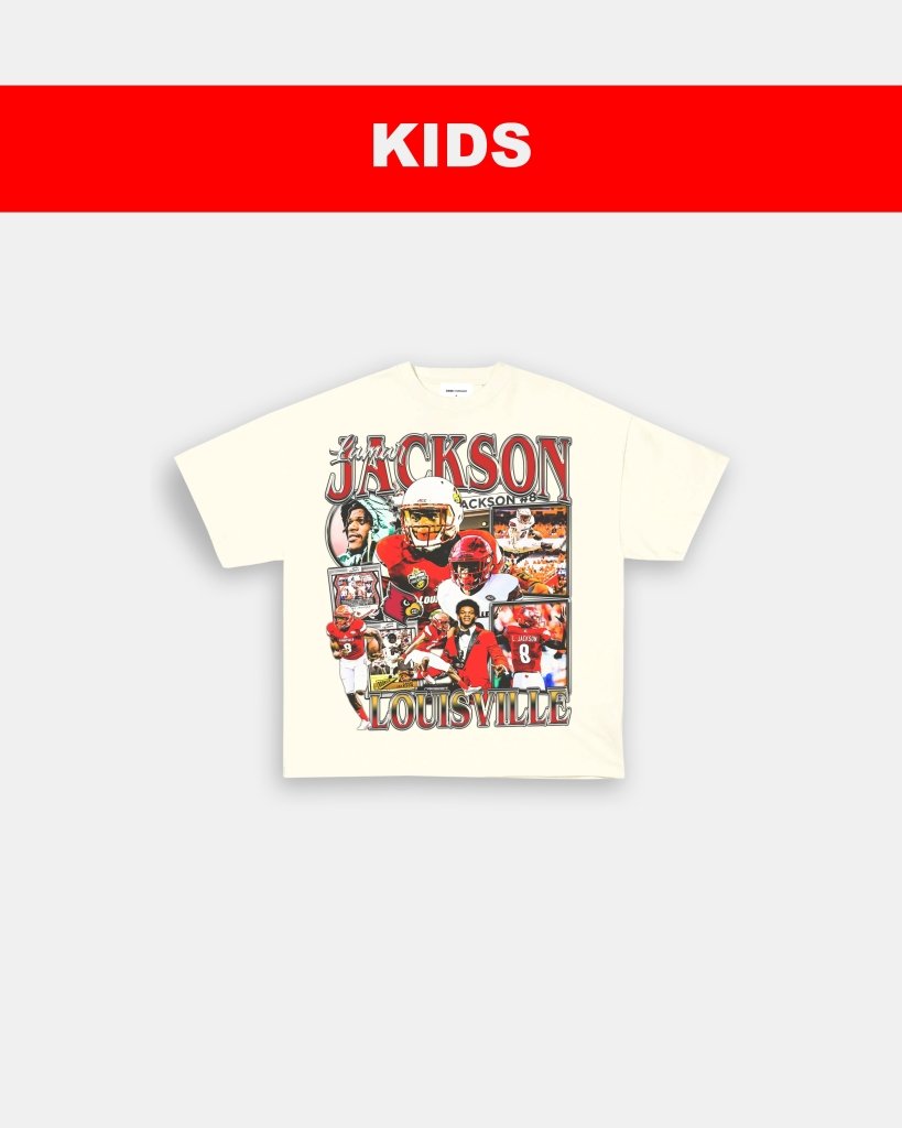 LAMAR JACKSON - LOUISVILLE - KIDS TEE - VIP - GAME CHANGERS TEE