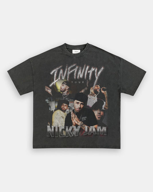NICKY JAM - INFINITY TOUR VINTAGE TEE - GAME CHANGERS