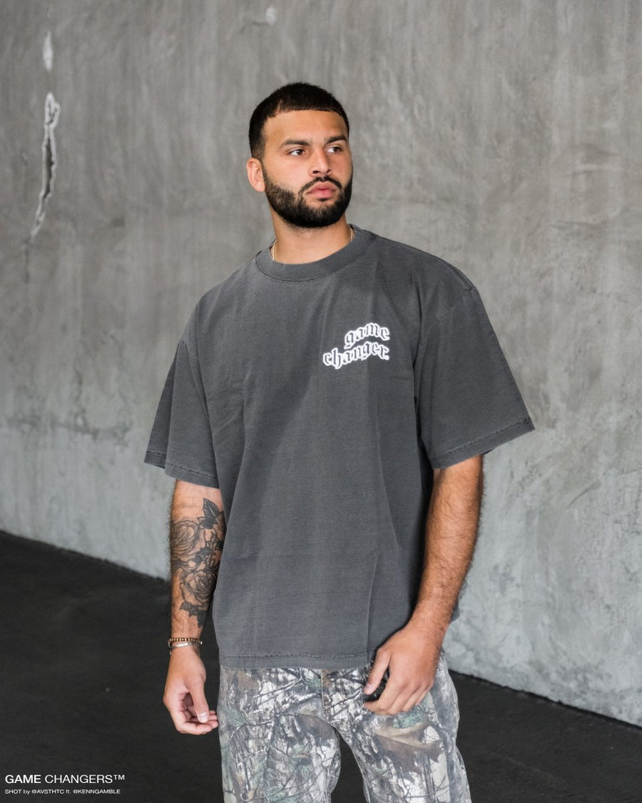 SCRIPT LOGO TEE V2 - (7.5oz MAX HEAVYWEIGHT TEE) - GAME CHANGERS