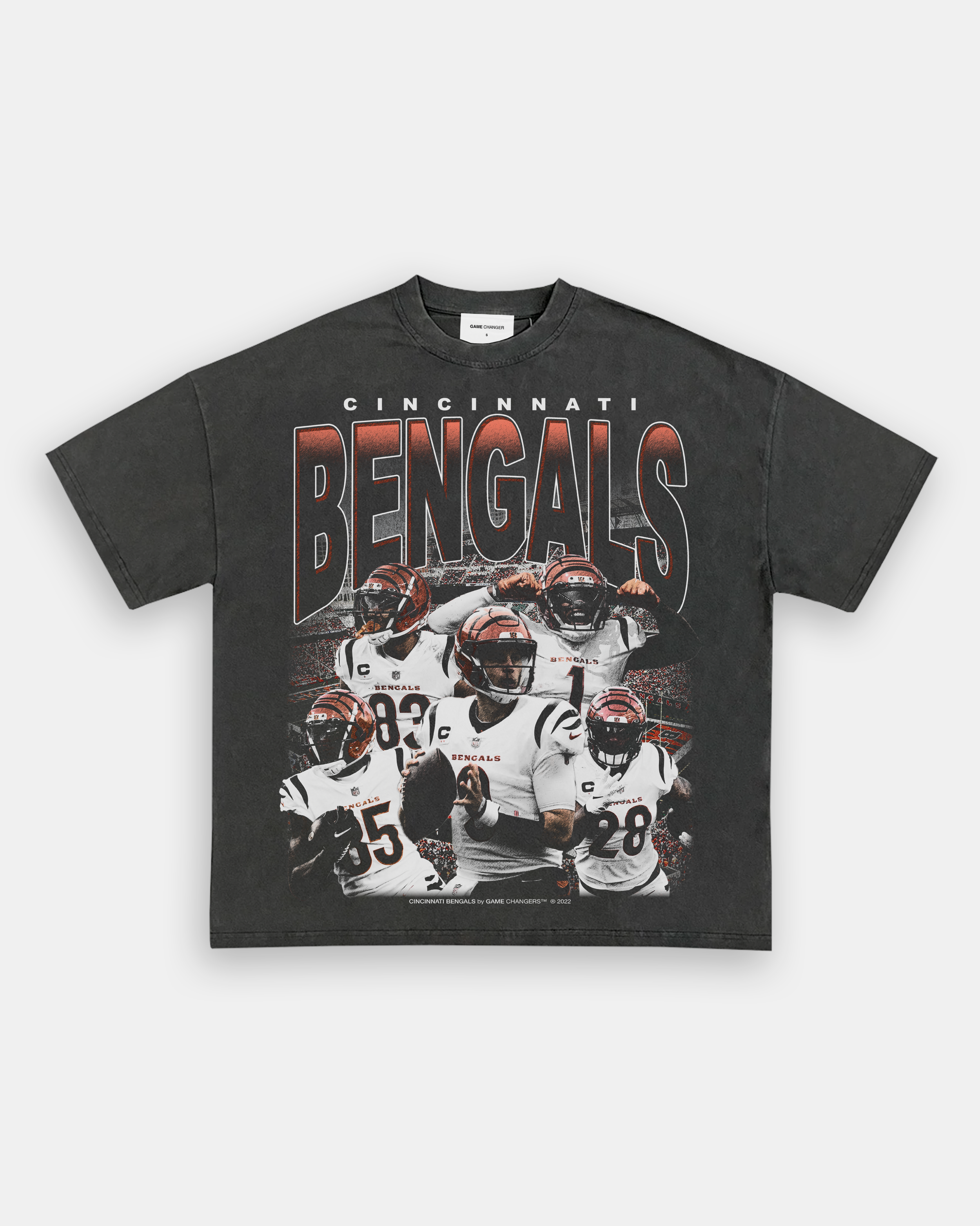 Cincinnati Bengals Retro Vintage Art Kids T-Shirt