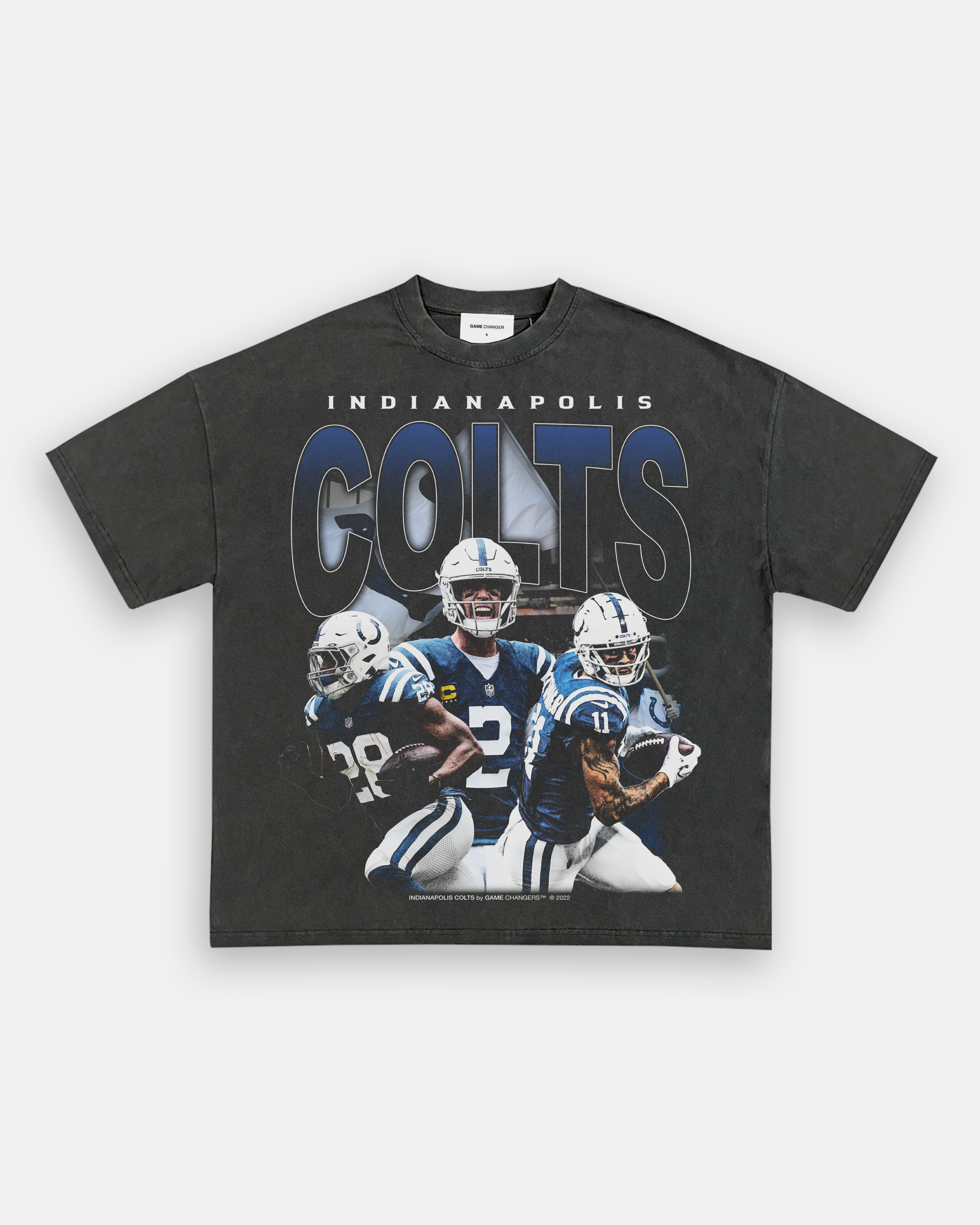 Indianapolis Colts Distressed Vintage logo shirt