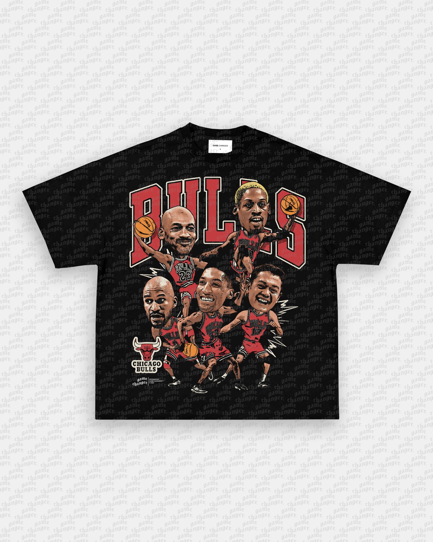 1996 BIG HEAD BULLS TEE