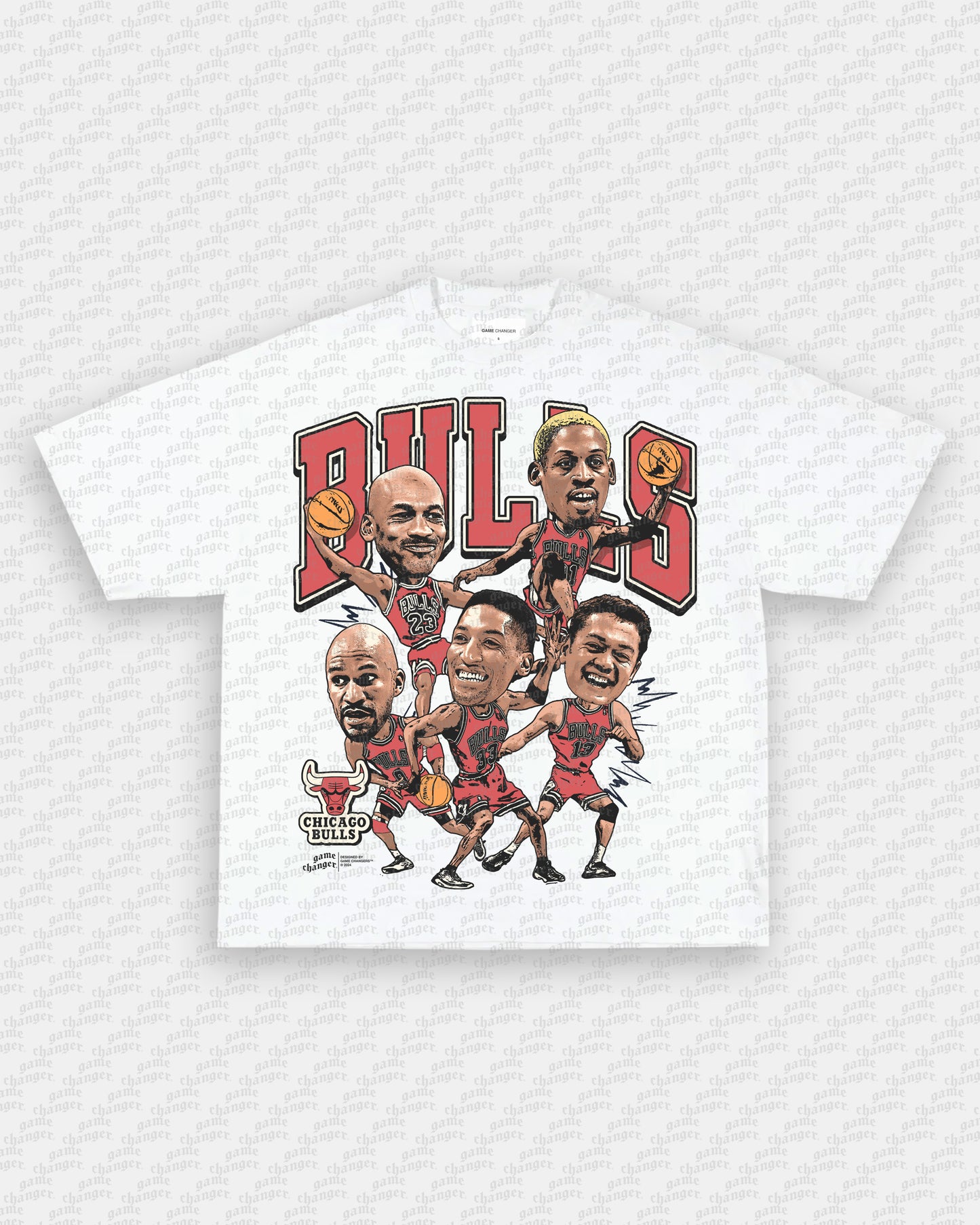 1996 BIG HEAD BULLS TEE