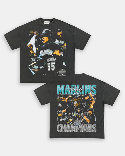 2003 WORLD SERIES CHAMPS - MARLINS TEE - [DS] - GAME CHANGERS