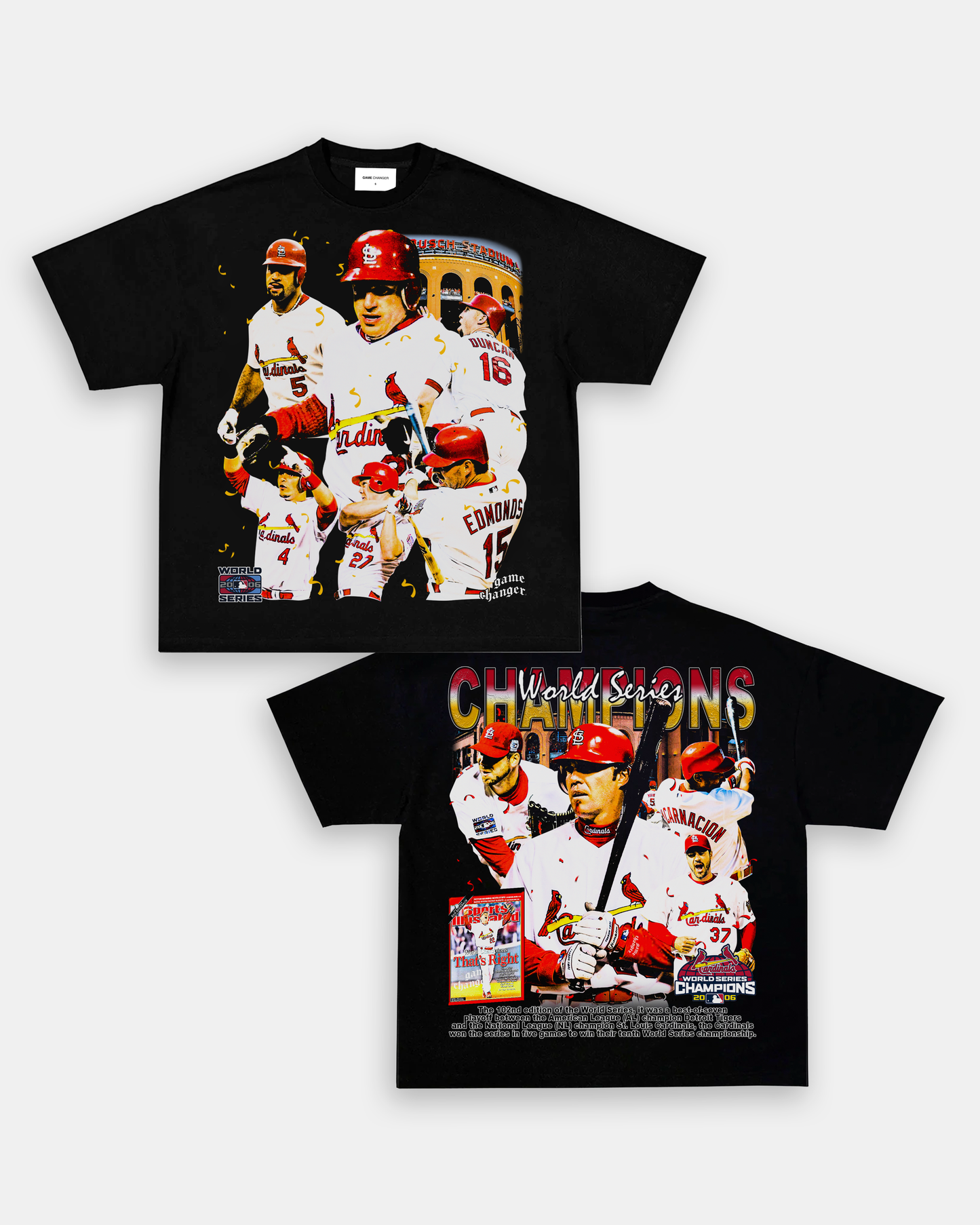 2006 WORLD SERIES CHAMPS - CARDINALS TEE - [DS]