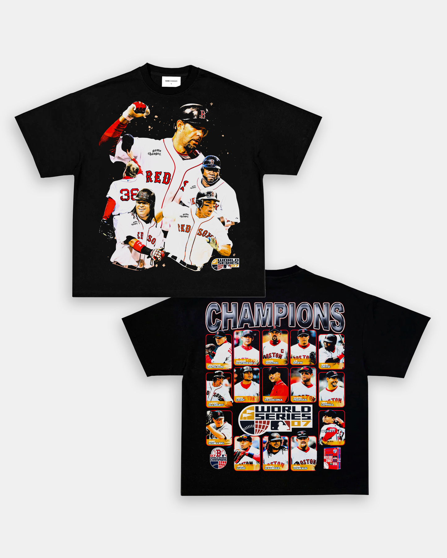 2007 WORLD SERIES CHAMPS - RED SOX TEE - [DS]