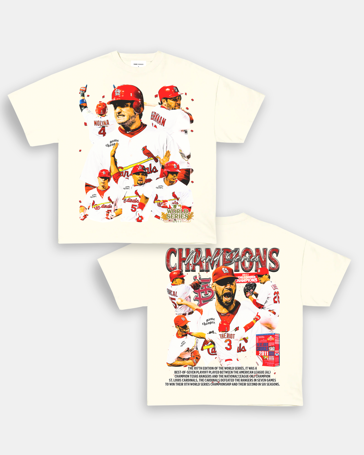 2011 WORLD SERIES CHAMPS - CARDINALS TEE - [DS]