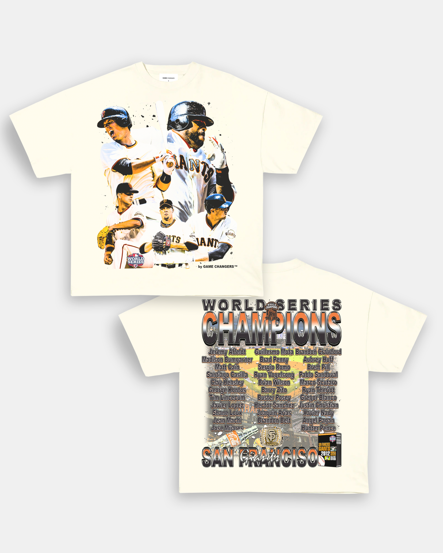 2012 WORLD SERIES CHAMPS - GIANTS TEE - [DS]