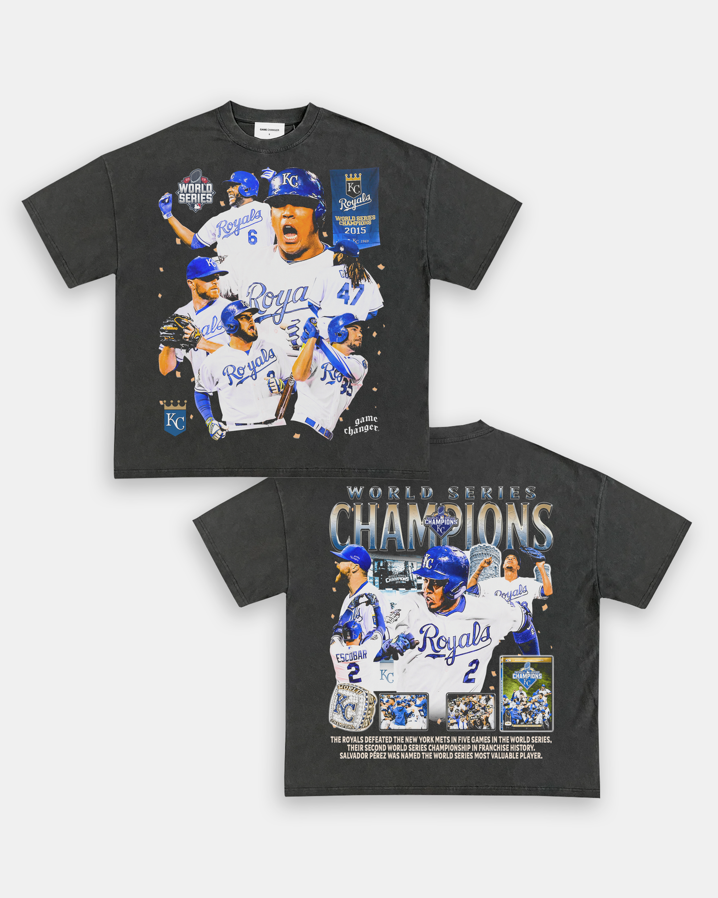 2015 WORLD SERIES CHAMPS - ROYALS TEE - [DS]