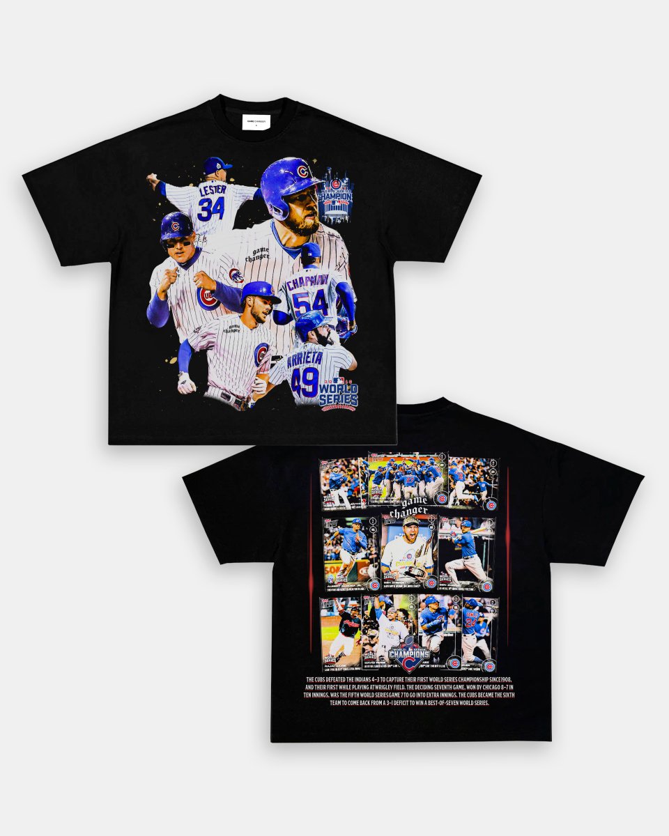 2016 WORLD SERIES CHAMPS CUBS TEE DS GAME CHANGERS