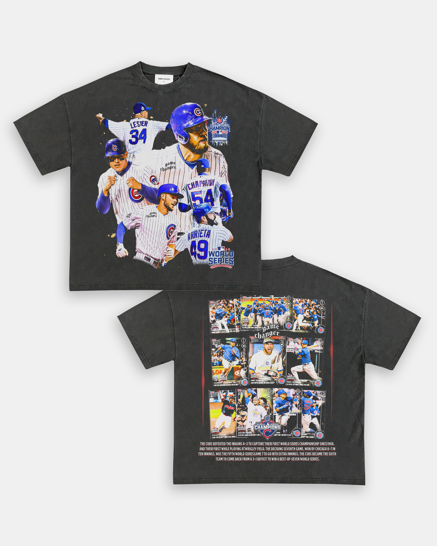 2016 WORLD SERIES CHAMPS - CUBS TEE - [DS]
