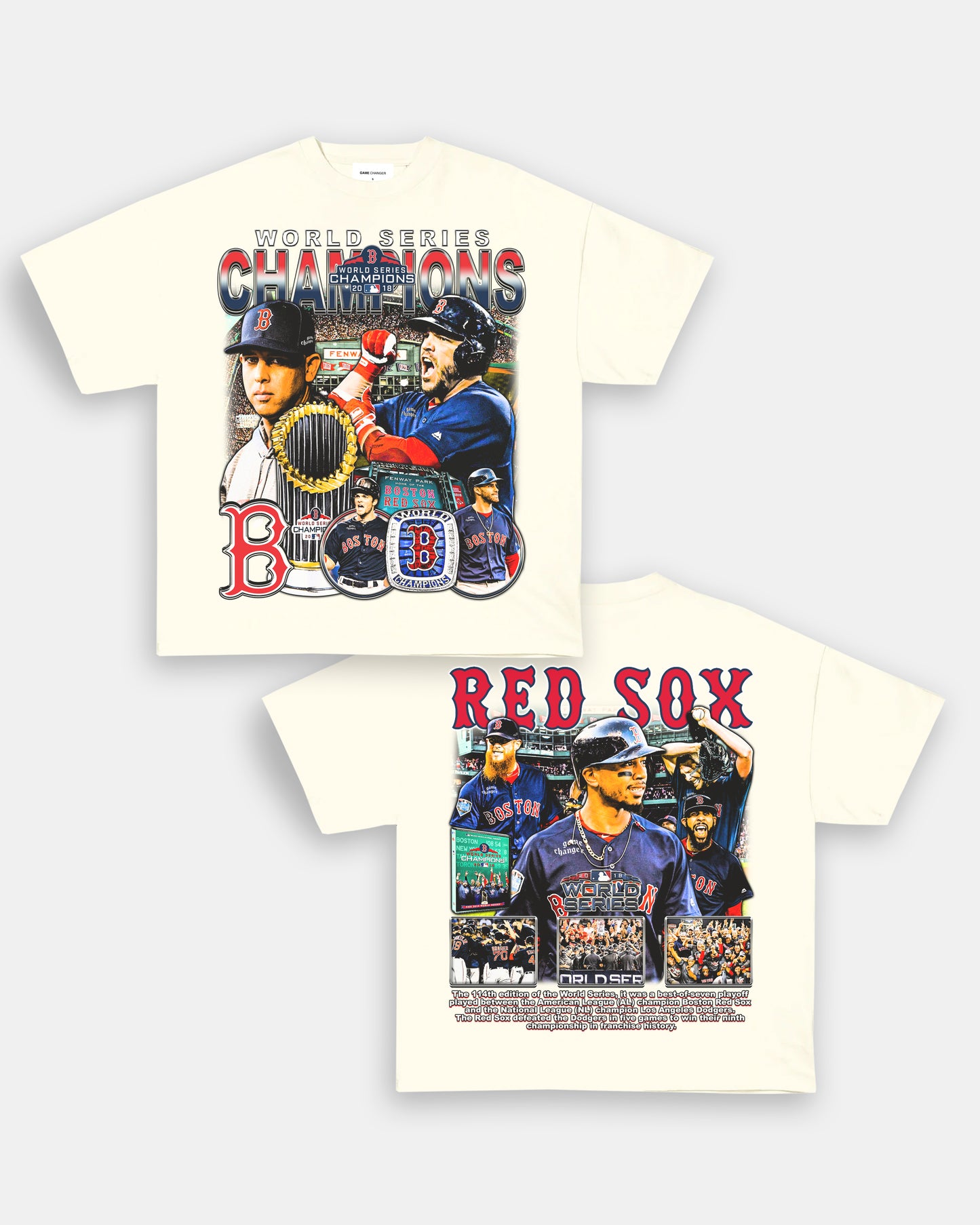 2018 WORLD SERIES CHAMPS - RED SOX TEE - [DS]