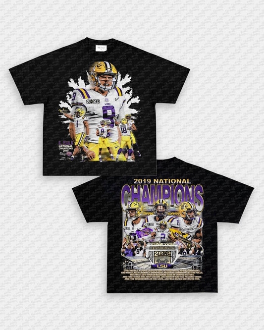 2019 NATIONAL CHAMPS - LSU TEE - [DS] - GAME CHANGERS