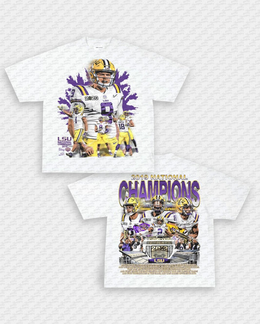 2019 NATIONAL CHAMPS - LSU TEE - [DS] - GAME CHANGERS