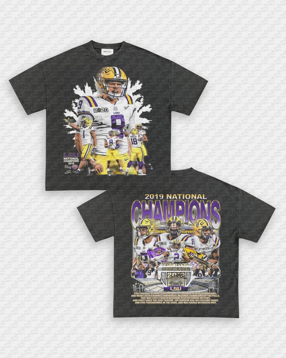 2019 NATIONAL CHAMPS - LSU TEE - [DS] - GAME CHANGERS