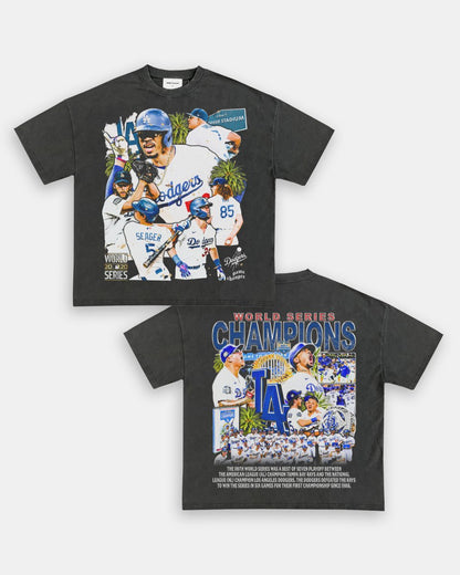 2020 WORLD SERIES CHAMPS - DODGERS TEE - [DS] - GAME CHANGERS