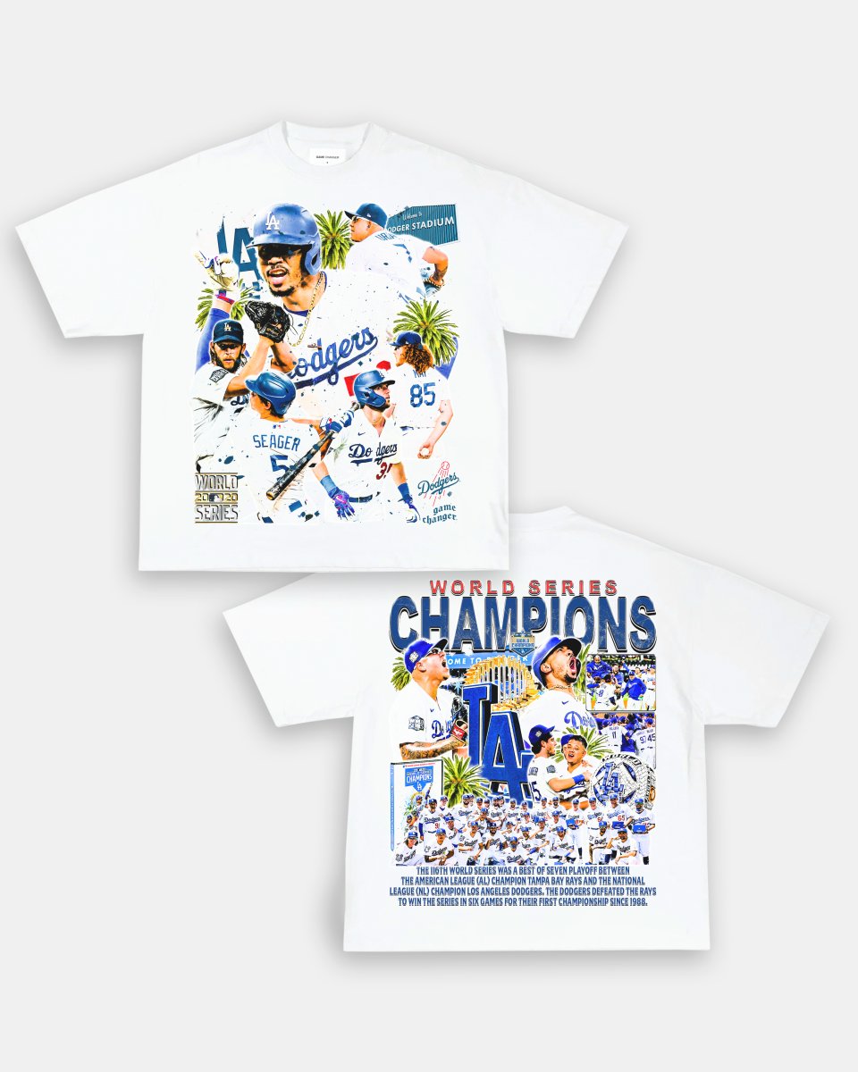 2020 WORLD SERIES CHAMPS - DODGERS TEE - [DS] - GAME CHANGERS