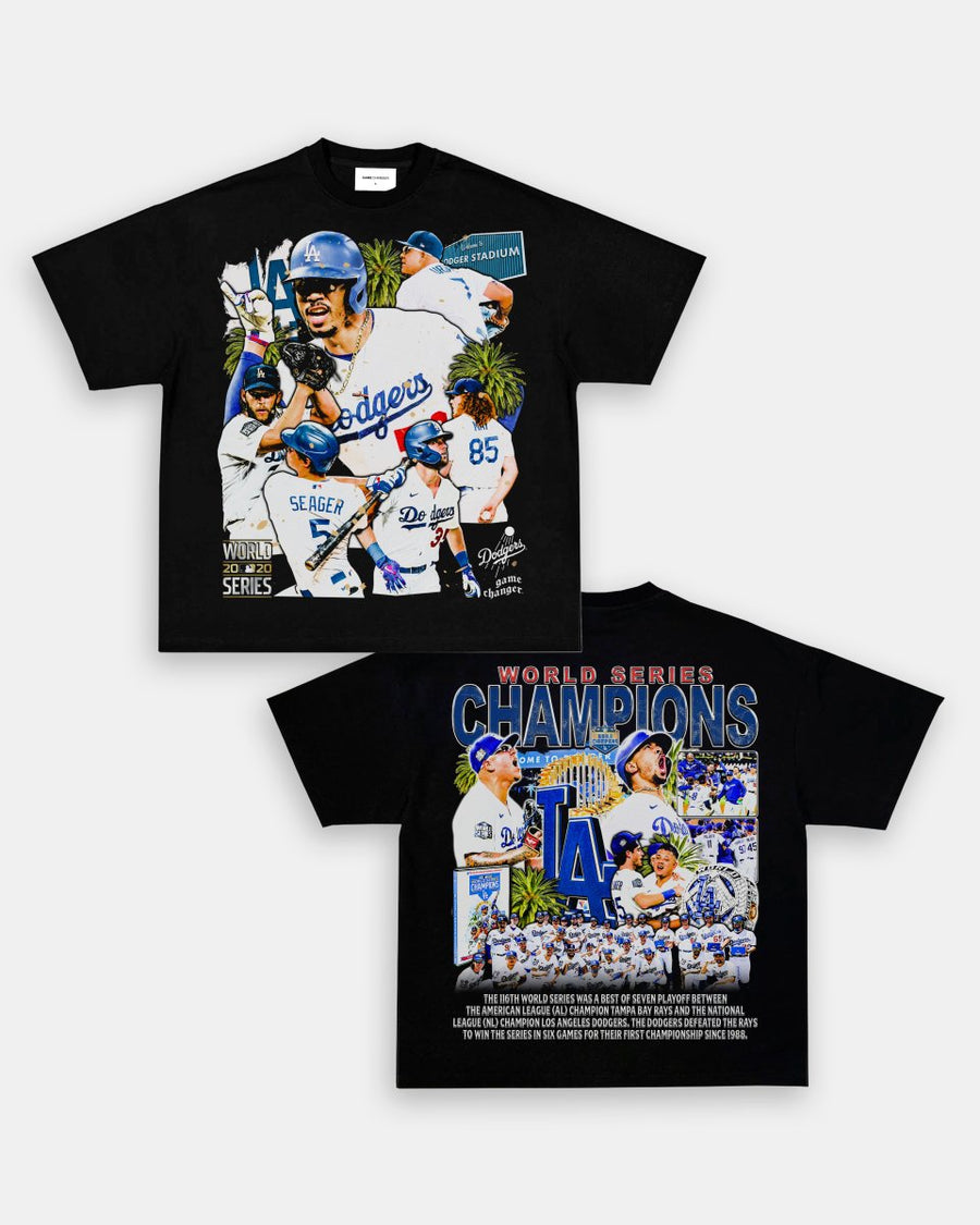 2020 WORLD SERIES CHAMPS - DODGERS TEE - [DS] - GAME CHANGERS