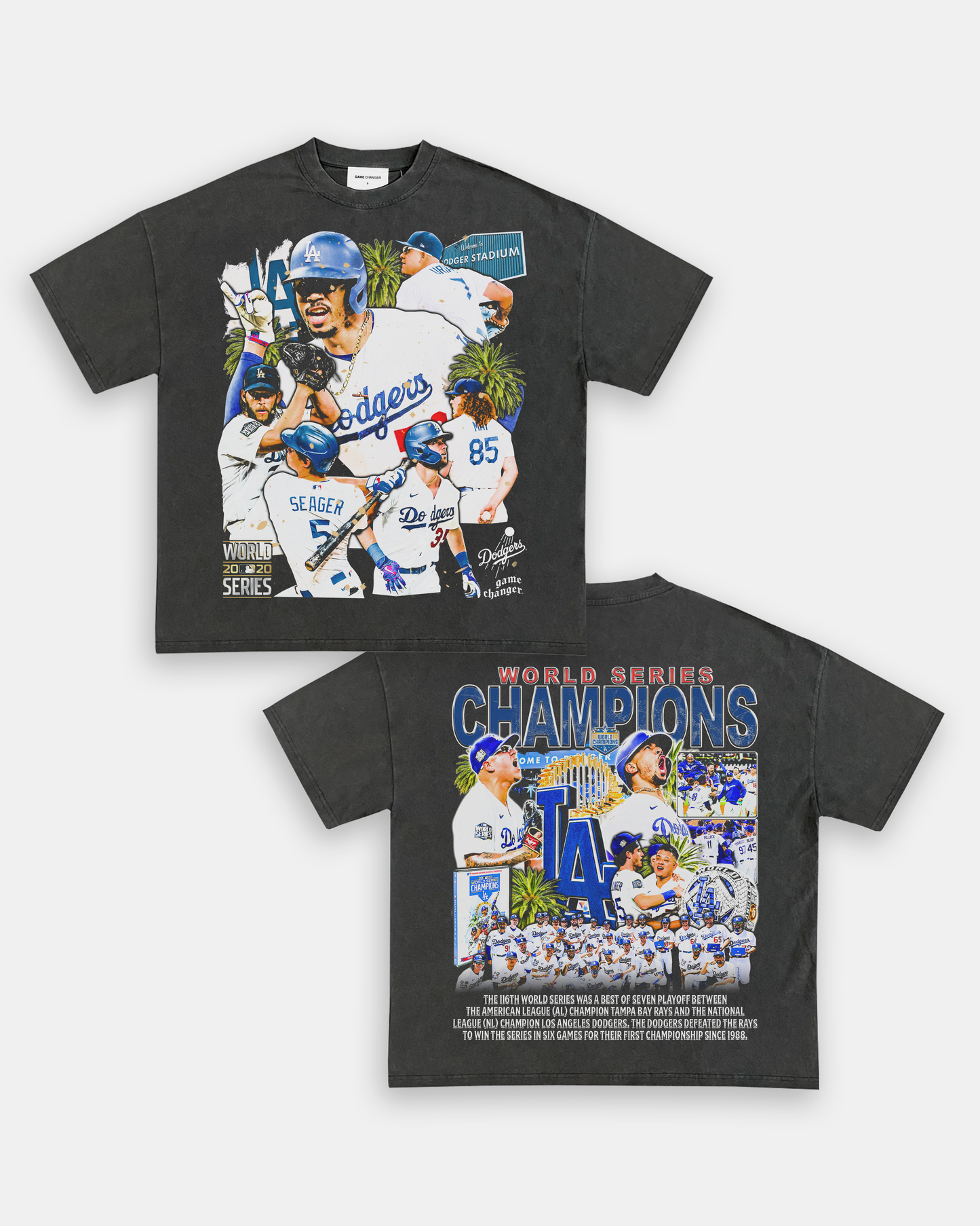 2020 WORLD SERIES CHAMPS - DODGERS TEE - [DS]