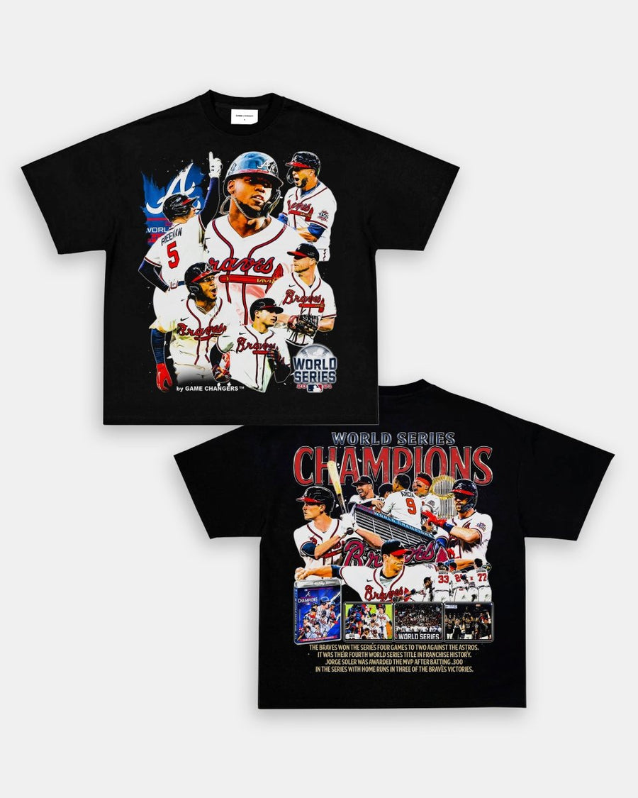 2021 WORLD SERIES CHAMPS - BRAVES TEE - [DS] - GAME CHANGERS