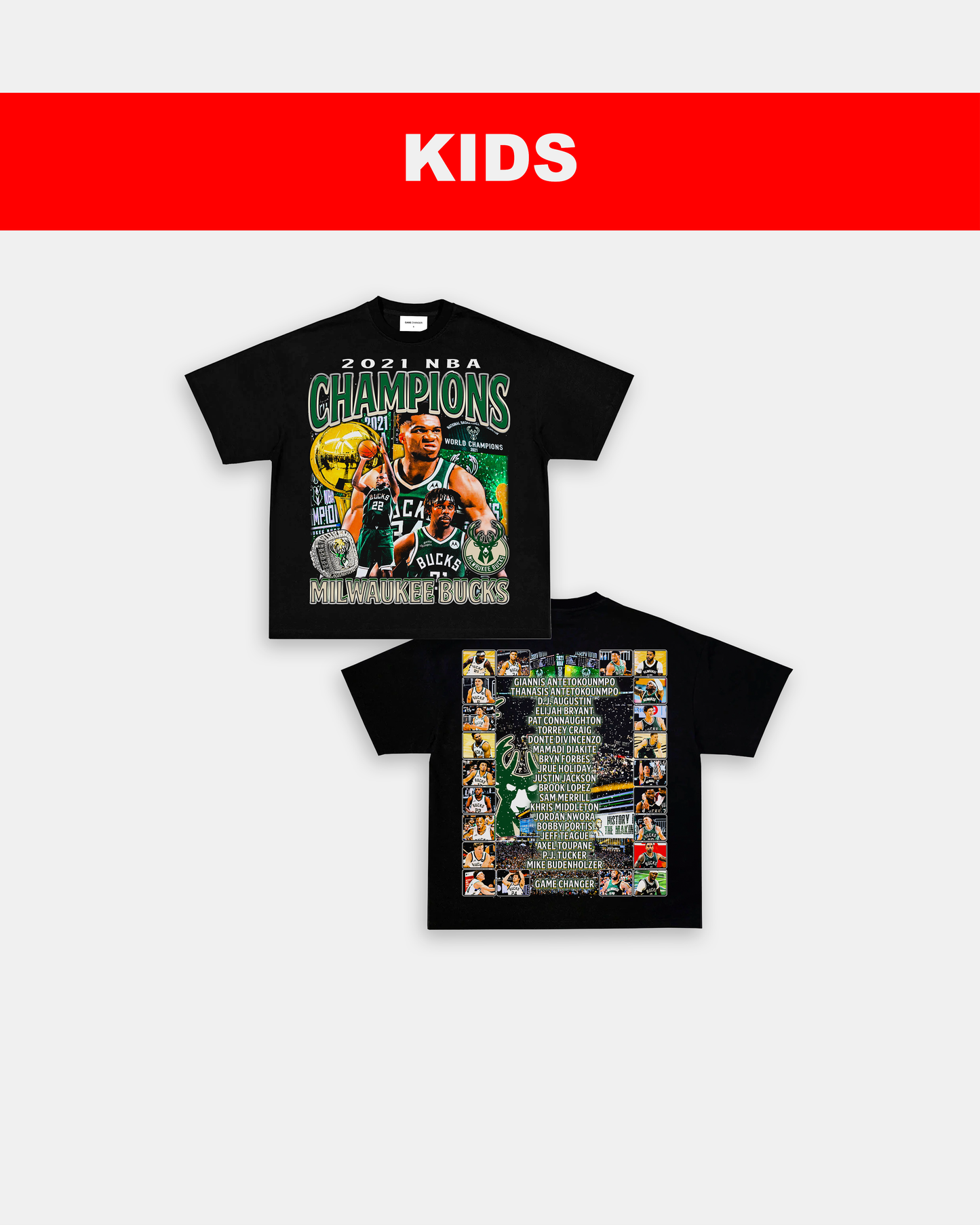 2021 NBA CHAMPIONS - KIDS TEE - [DS]