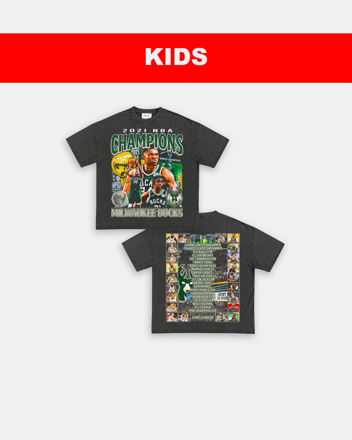 2021 NBA CHAMPIONS - KIDS TEE - [DS]