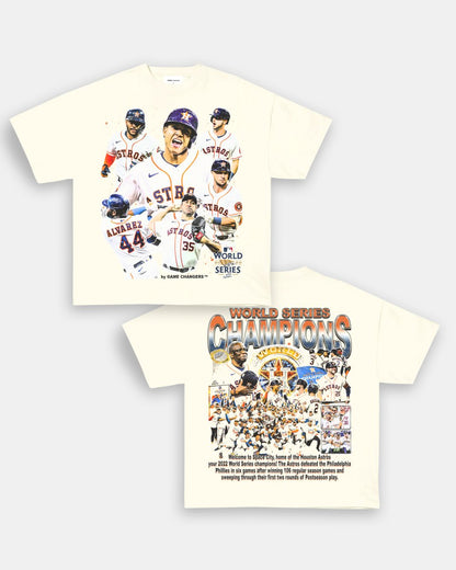2022 WORLD SERIES CHAMPS - ASTROS TEE - [DS] - GAME CHANGERS
