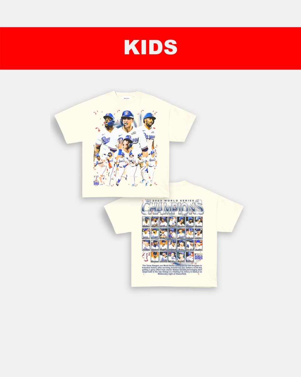 2023 WORLD SERIES CHAMPS - KIDS TEE - [DS] - GAME CHANGERS