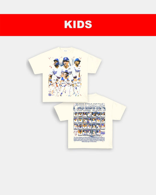 2023 WORLD SERIES CHAMPS - KIDS TEE - [DS] - GAME CHANGERS