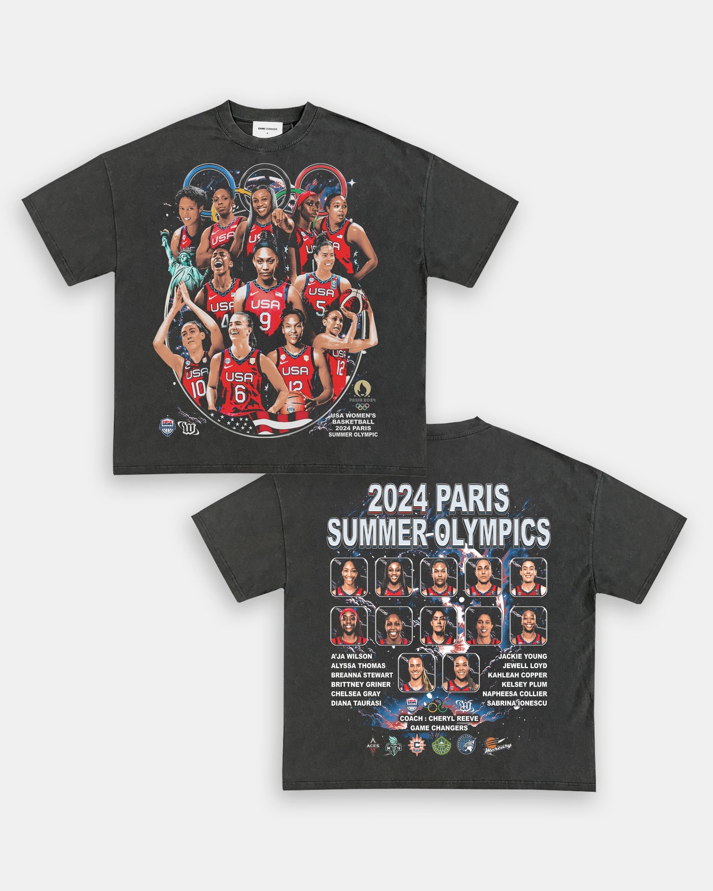 2024 USA WOMENS BASKETBALL TEE - [DS]