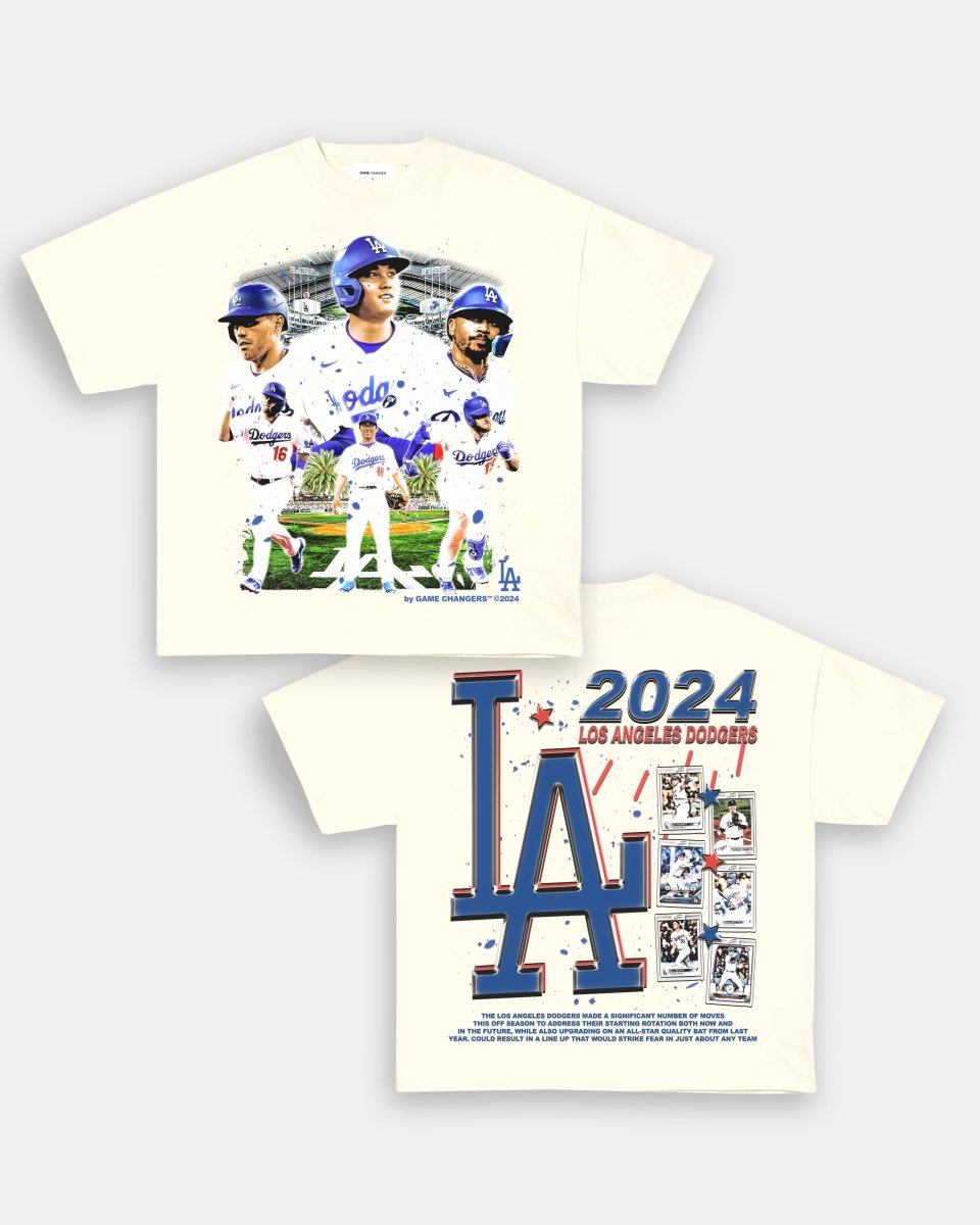 LA ロサンゼルス　ドジャース　ヴィンテージ　GAMEシャツ 2024 DODGERS TEE - [DS] – GAME CHANGERS