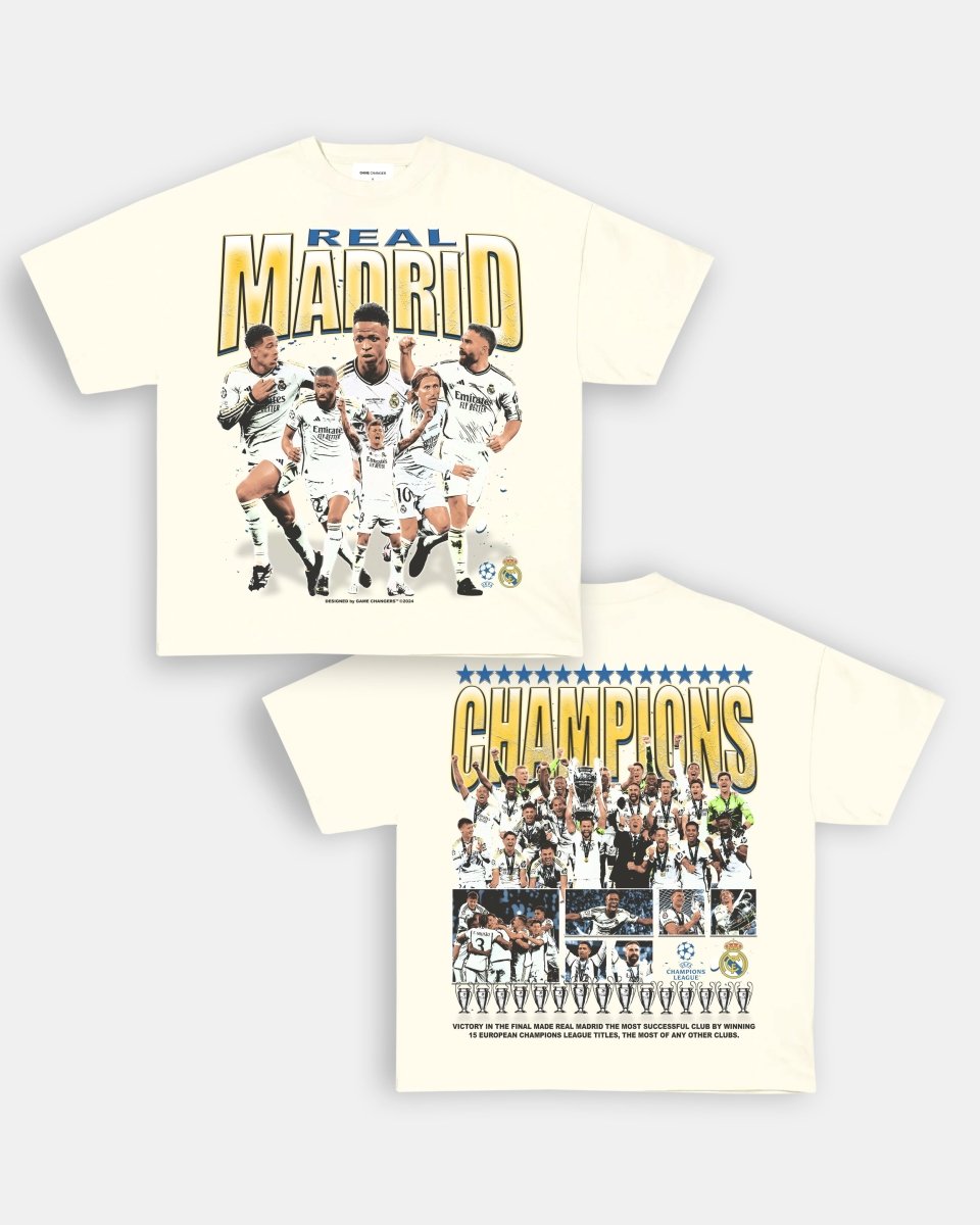 2024 UCL CHAMPS - REAL MADRID TEE - [DS] - GAME CHANGERS