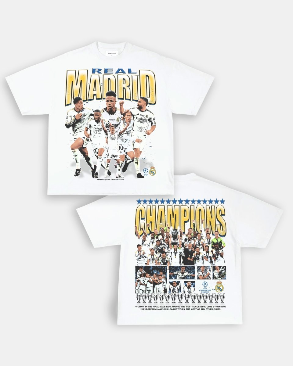 2024 UCL CHAMPS - REAL MADRID TEE - [DS] - GAME CHANGERS