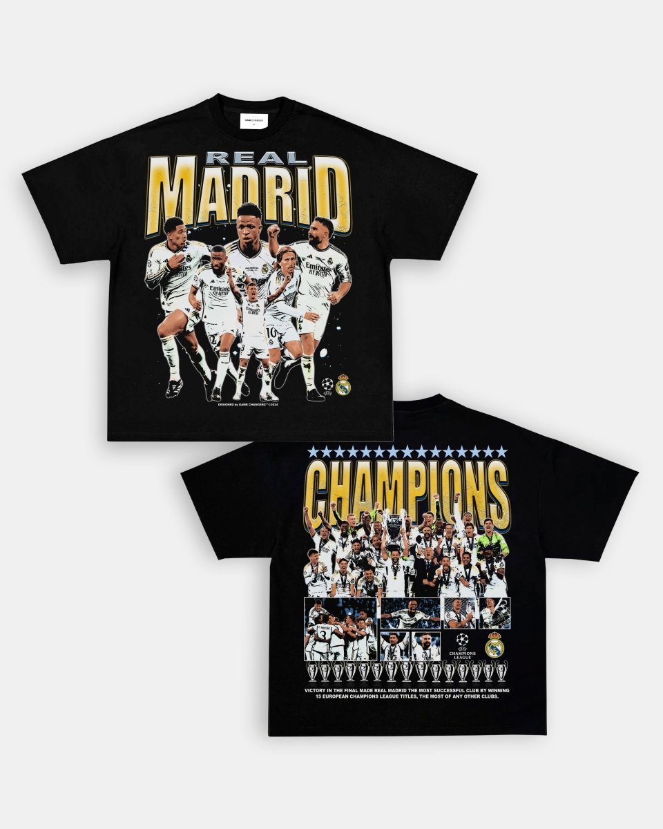 2024 UCL CHAMPS - REAL MADRID TEE - [DS] - GAME CHANGERS