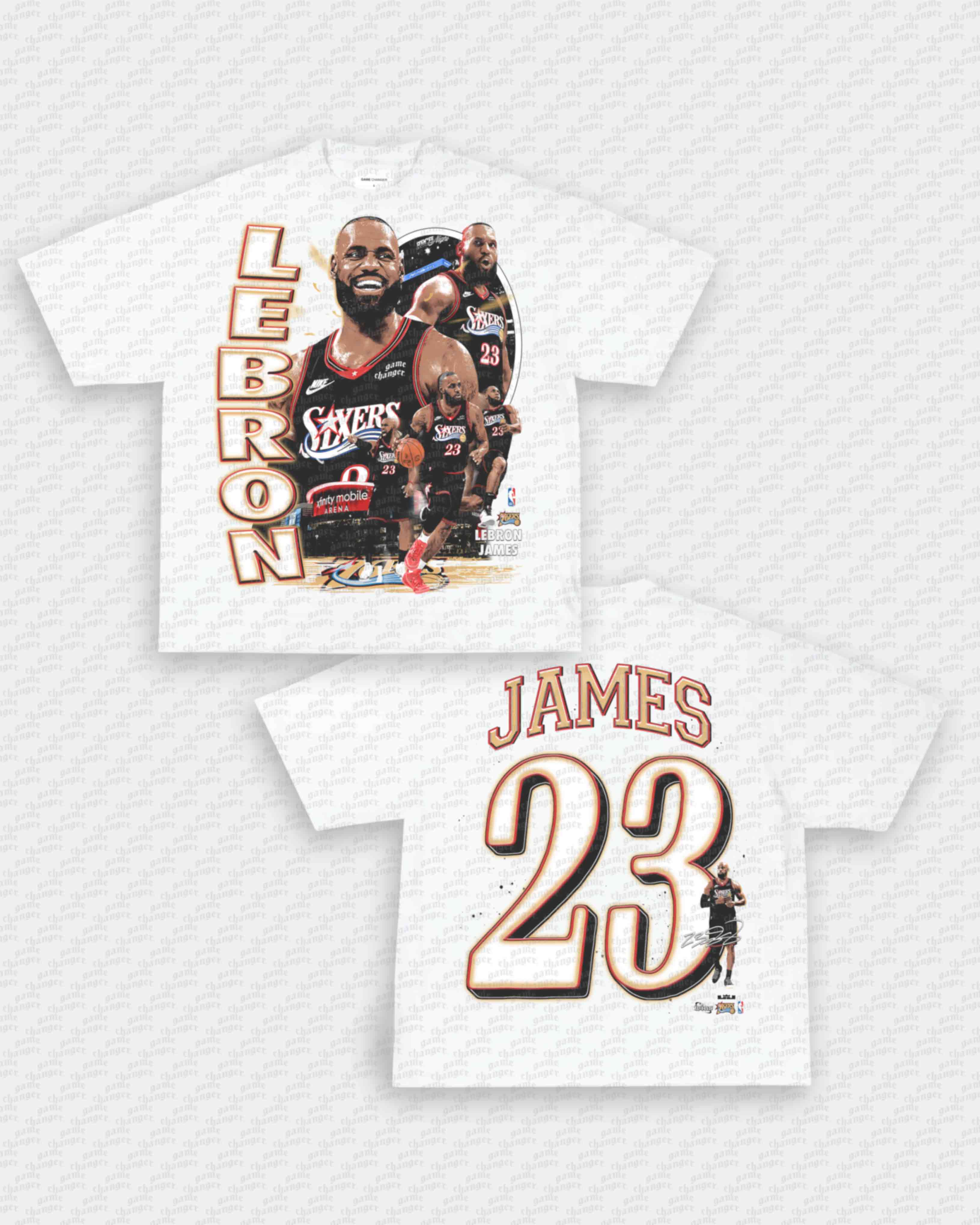 76ERS LEBRON TEE - [DS] – GAME CHANGERS