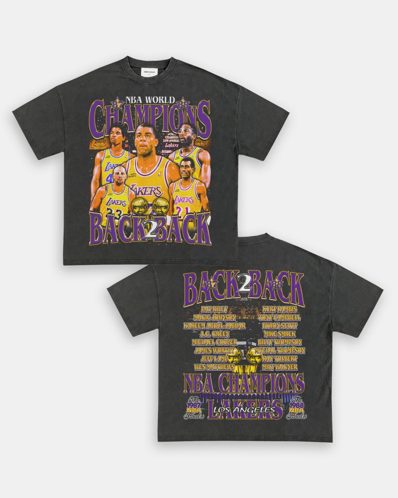 87 & 88 NBA CHAMPS TEE - [DS] - VIP - GAME CHANGERS TEE