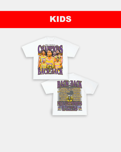 87 & 88 NBA CHAMPS - KIDS TEE - [DS]