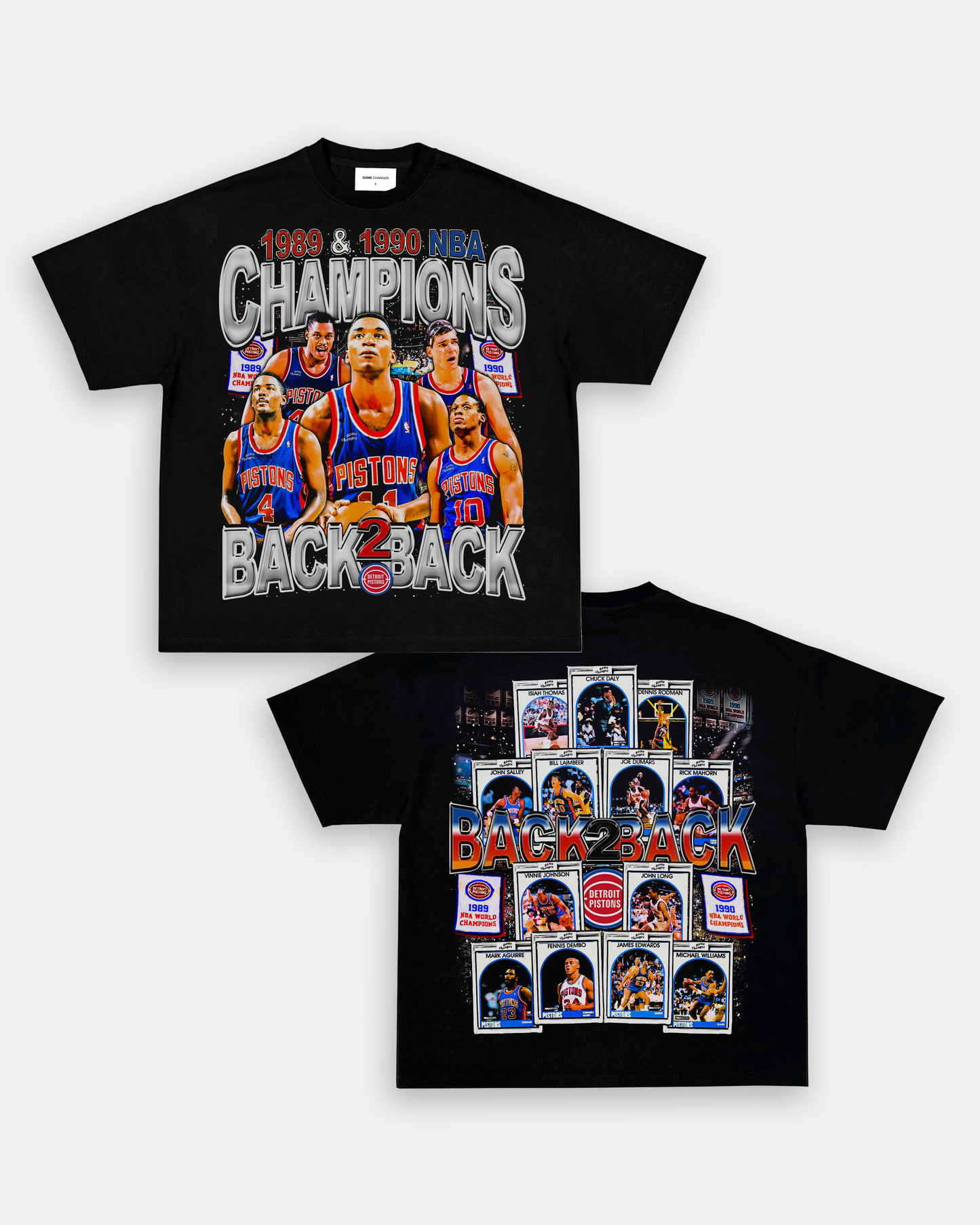 89 & 90 NBA CHAMPS TEE - [DS]