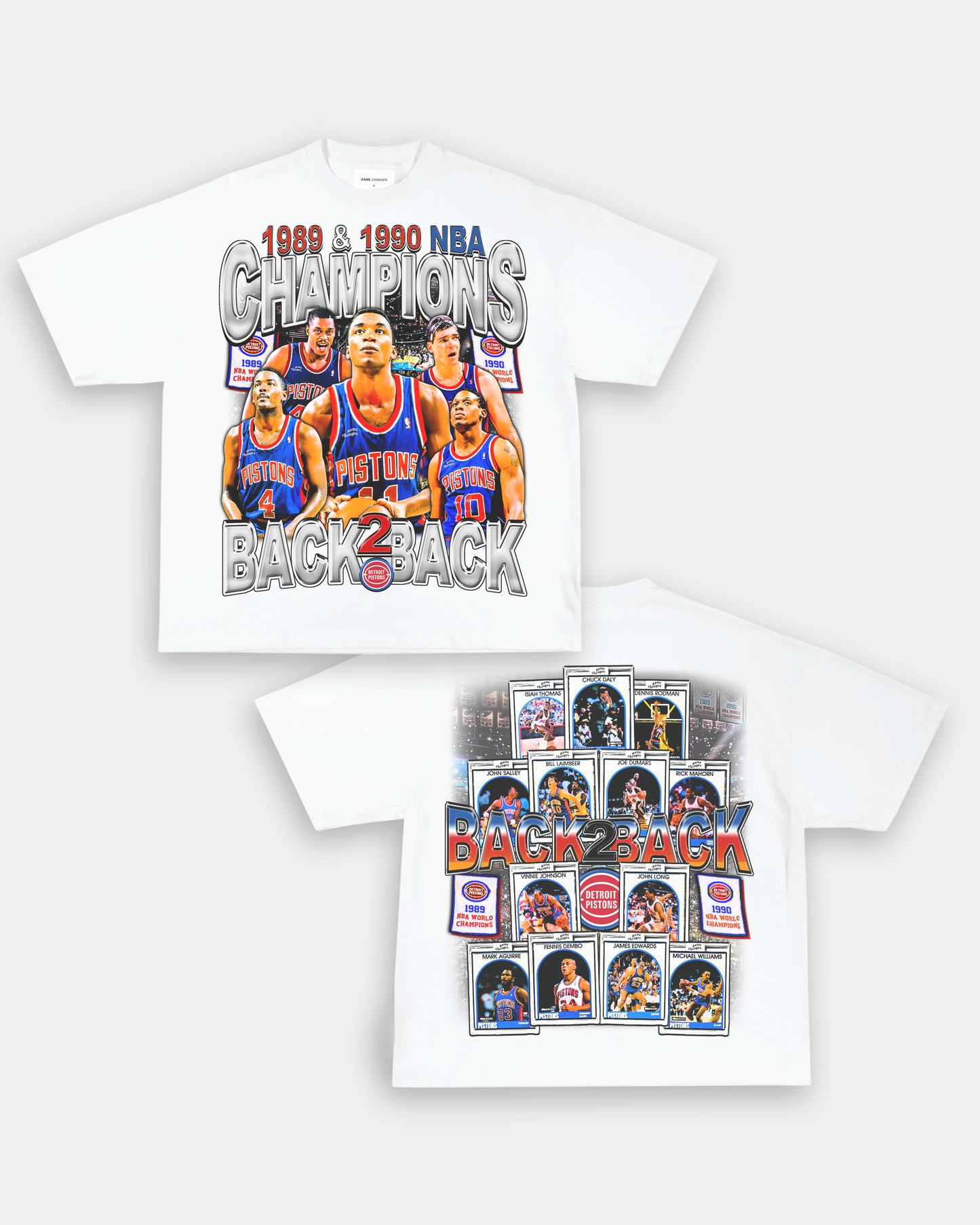 89 & 90 NBA CHAMPS TEE - [DS]