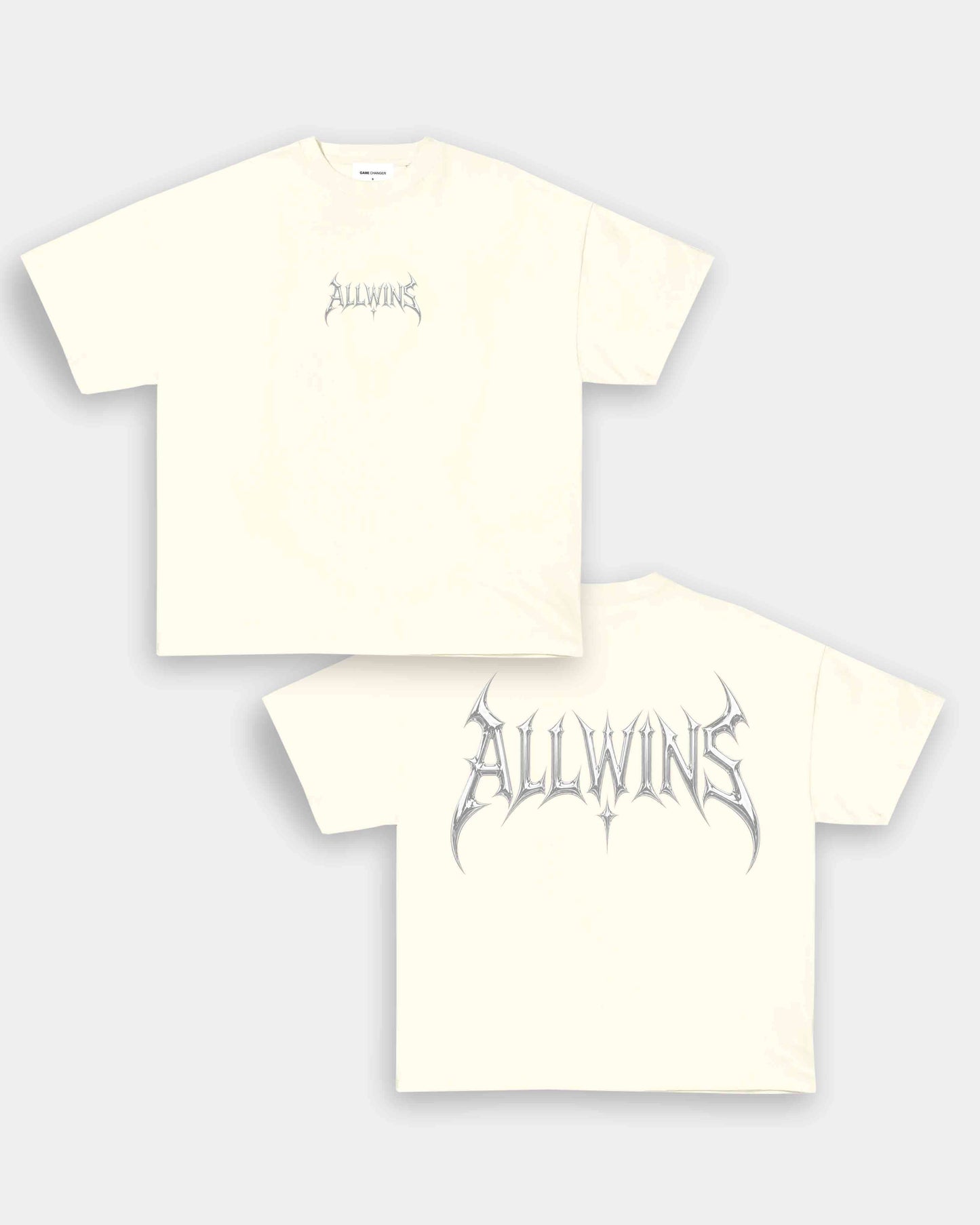 ALLWINS CHROME LOGO TEE - [DS]