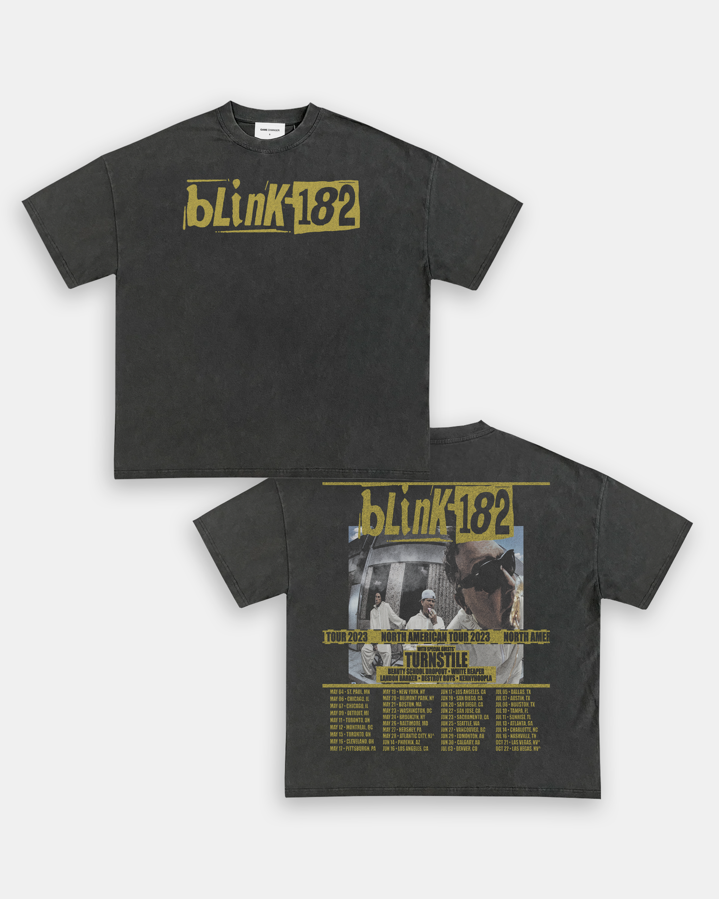 BLINK 182 TOUR TEE - [DS]