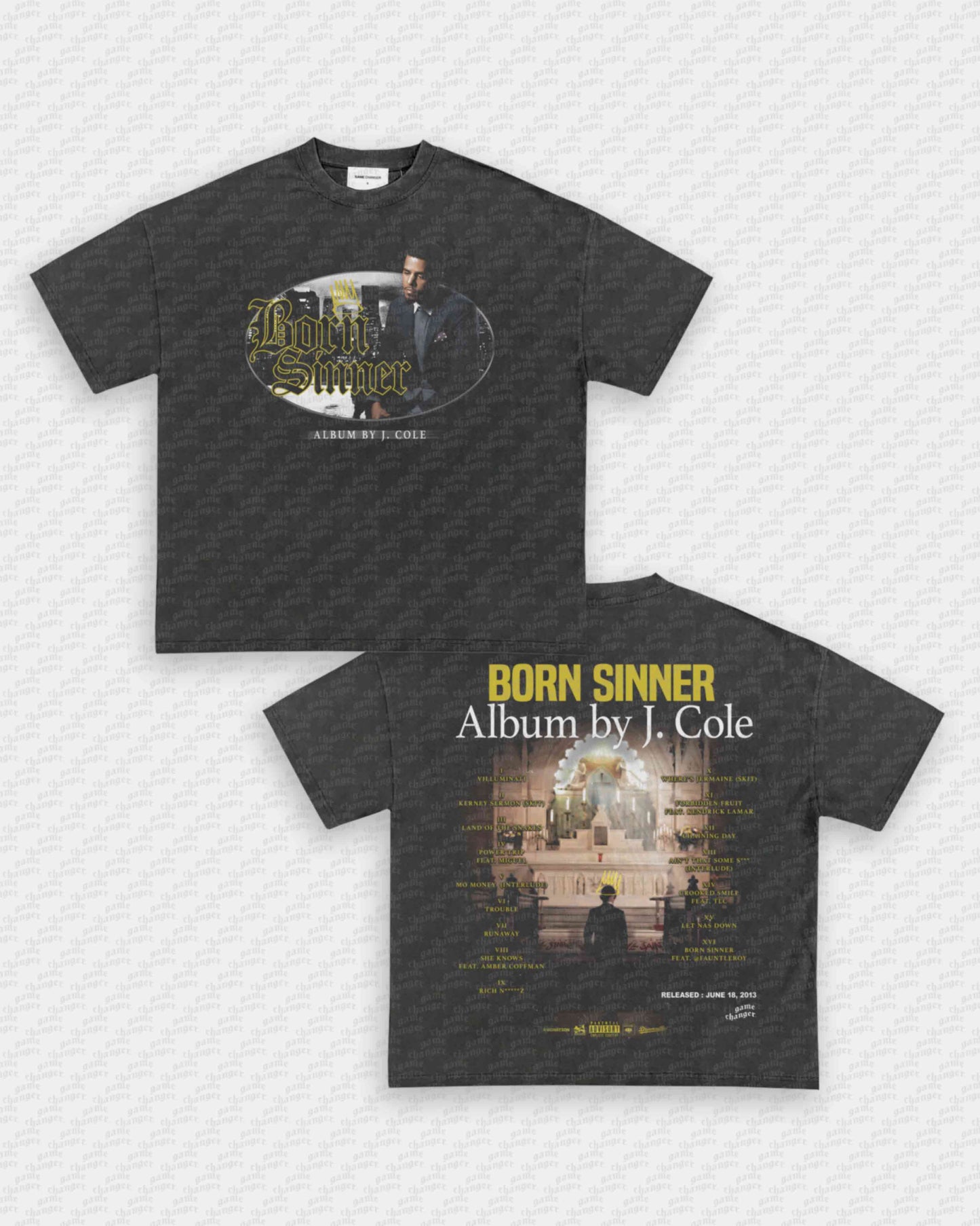 BORN SINNER TEE - [DS]